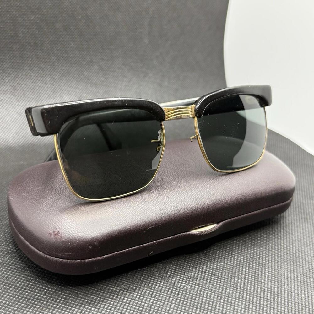 Vintage Geek Glasses Gold 12K 60's RODENSTOCK Modified Remo